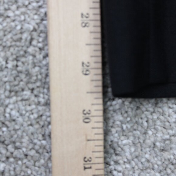 BOSS Hugo Boss Pants Mens 34x30 Black Pasolini/Movie US Virgin Wool Flat Front - Picture 4 of 13